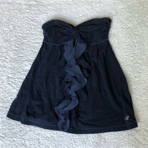 Hollister Blue Strapless Top